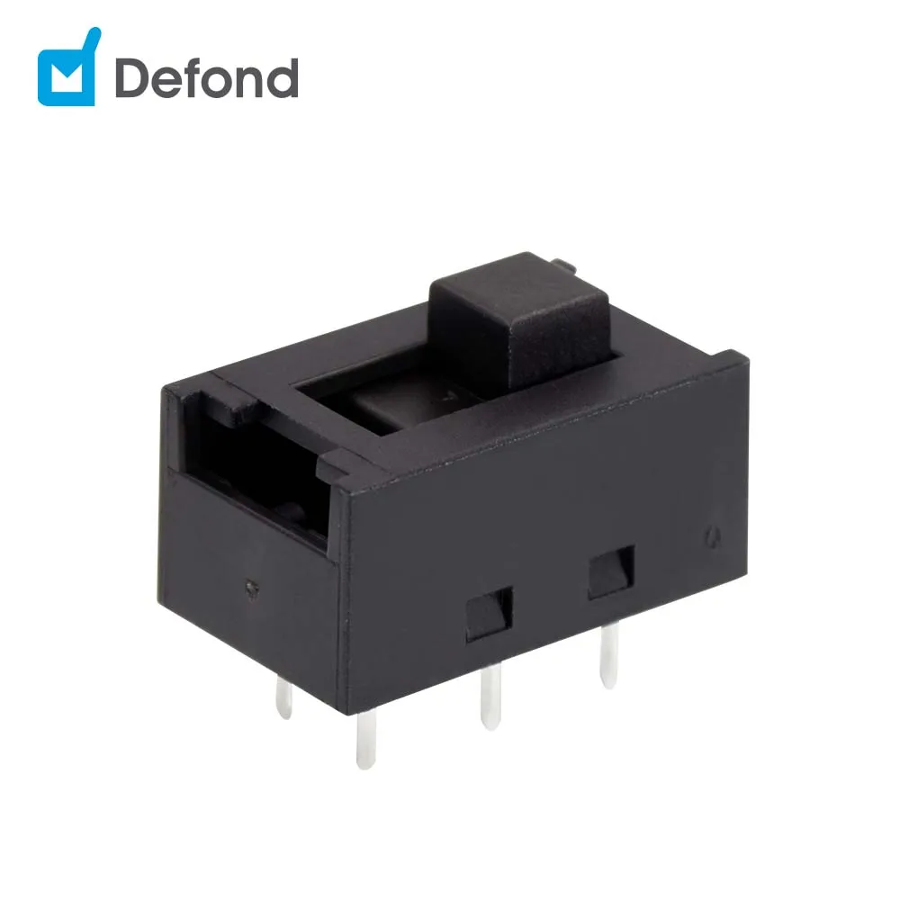 Defond 3 pins slide switches dpdt interruptor on-off small slide switch for household Blender DSE-2210-ASP38-01R