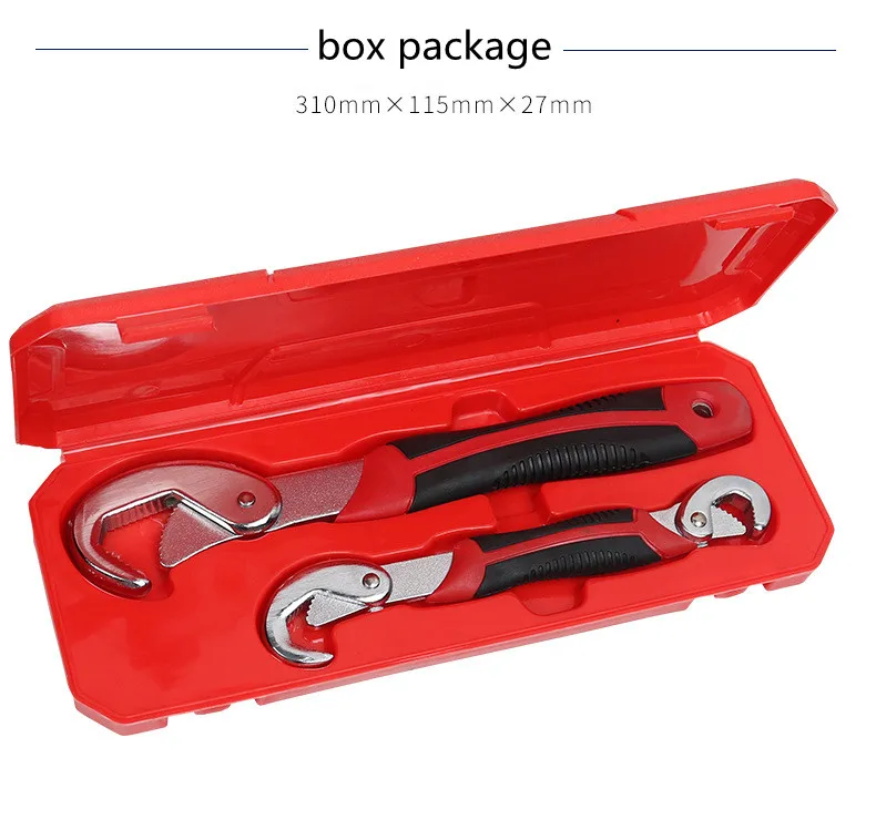 Multifunctional Snap Grip Spanner Wrench Set Universal Wrench Multifunction Spanner Adjustable Grip Pipe Universal Wrench