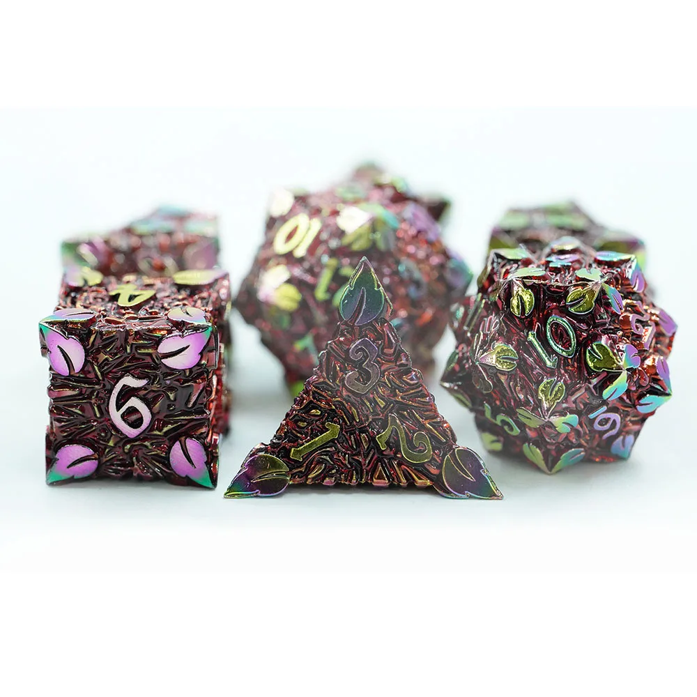 Venta al por mayor Regalos Promocionales Nuevos Dados de Metal para Juegos DND