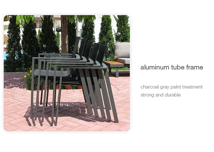 Uland Outdoor Party Tables And Chairs Coffee Table Set Square Patio