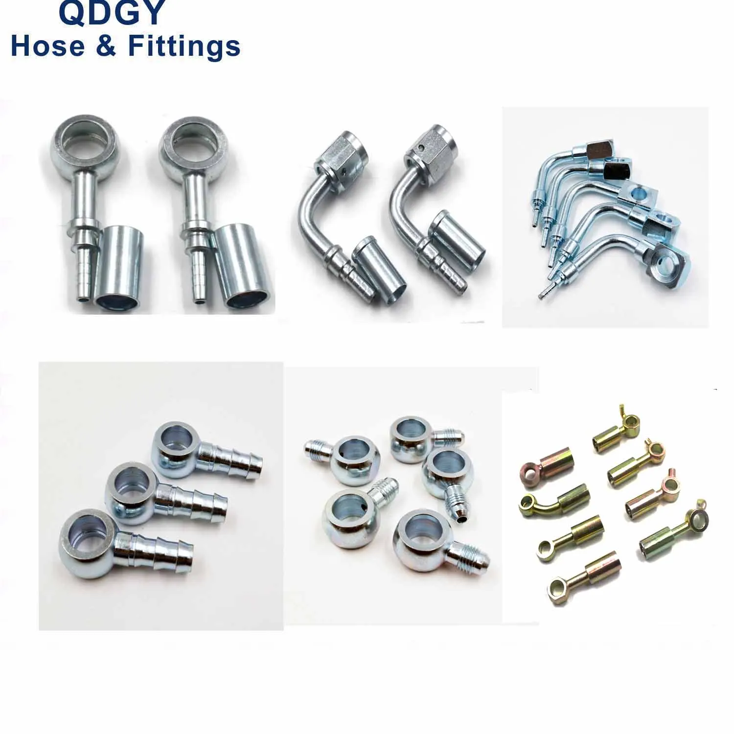 3AN Brake PTFE Hoses Line M10 Stainless Steel Crimp Banjo Adapter End ...