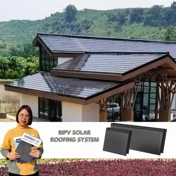 Bipv Roofing System Innovative Design Of Photovoltaic Technology And ...