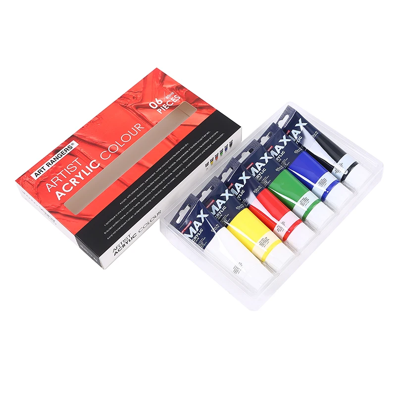 ART RANGERS Professional Artist Acrylic Color Paint Set 6colors*80ml