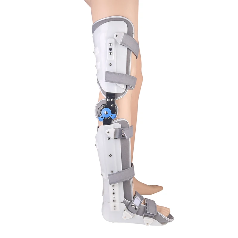 Knee Ankle Foot Fixed Support Adjustable Lower Limb Orthosis Thigh Fracture Support Postoperative Ankle Rehabilitation Device
