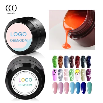 CCO  Custom Fashion Private Label Resin Uv Gel Nails Gel Polish Colors