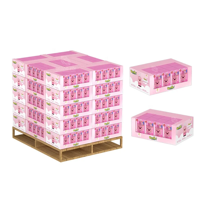 Custom Sams-Club Stackable PDQ Pallet Display Box Supermarket Corrugated Cardboard Boxes Storage Trays Display PDQ
