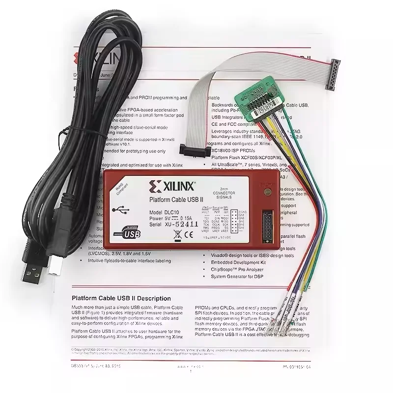 XILINX Platform Cable USB II　FPGA書き込み HW-USB-II-G AMD, PROGRAMMER, PLATFORM CABLE USB II, FPGA | Newark