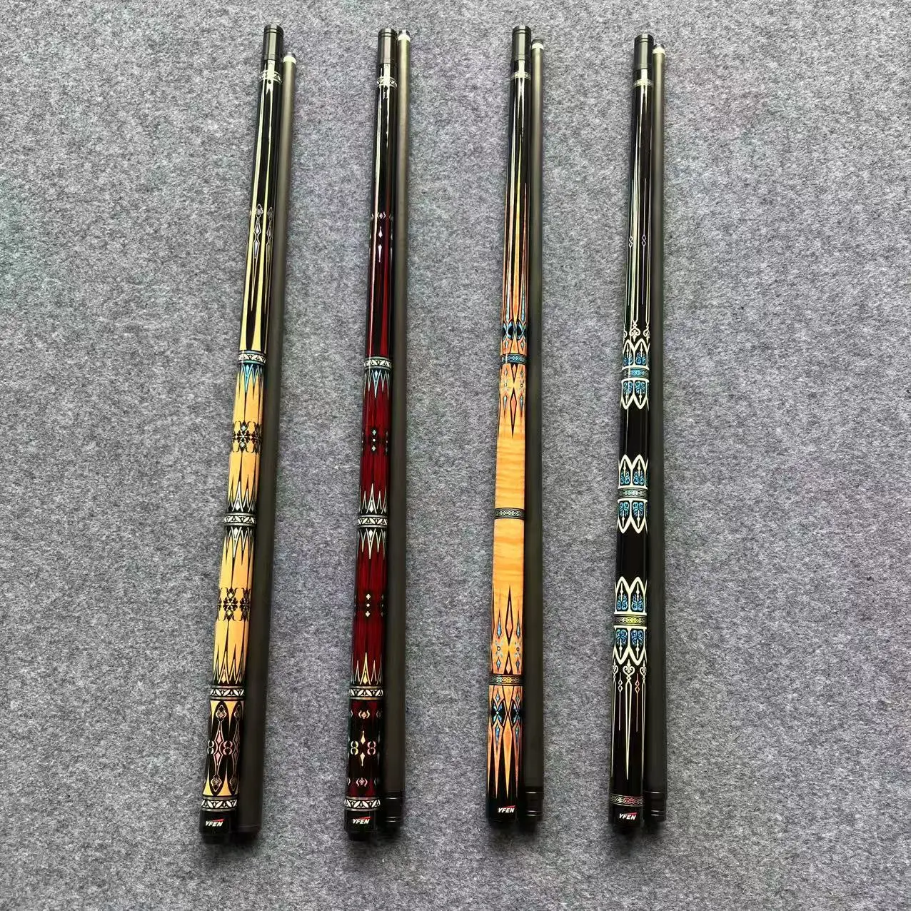Best Value Yfen Carbon Fiber Shaft Maple Butt 12.5mm Tip Handmade