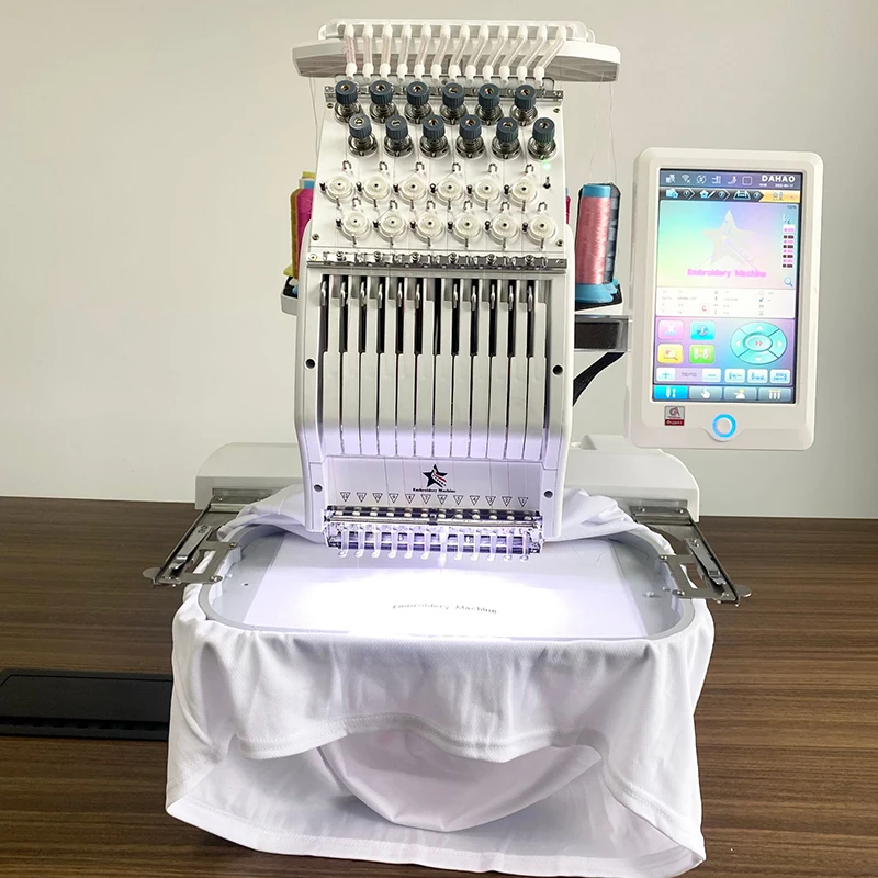 High-quality Computerized Embroidery Machine with 500 Patterns