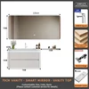 70Durasein Integrated Basin + Smart Mirror