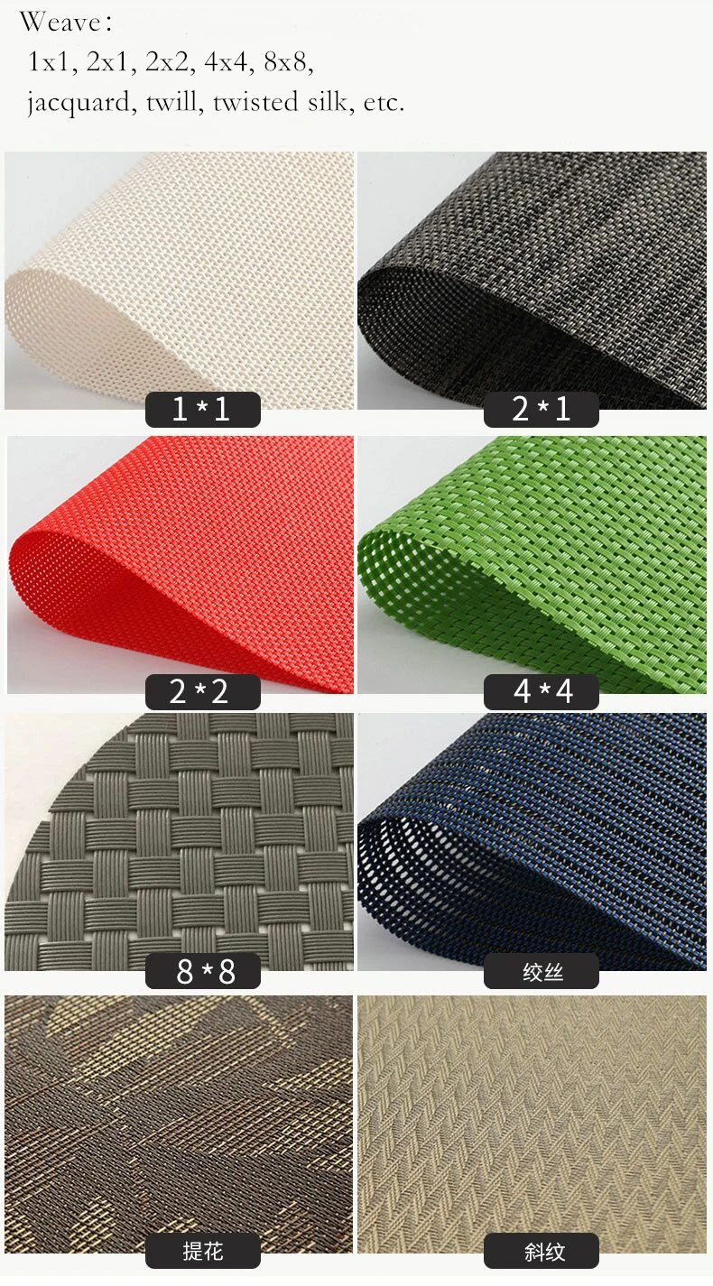 DERFLEX Textilen/ Teslin Fabric for Outdoor Furniture Reinforced Polyester Coated with PVC