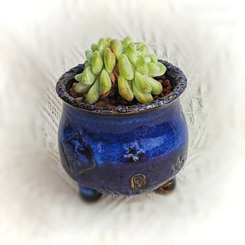 TangCao Hand-made Creative Chinese style Design Ceramic Flower Pot for Home Bulk Balcony Succulents Ceramic Flower Plant Pots