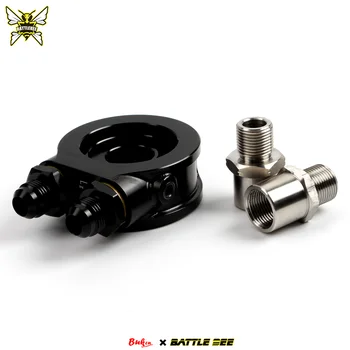 Hot Sale Universal Radiator Engine Oil Cooler Adapter Durable Aluminium Plastic New Car Accessories BB-OFA-004