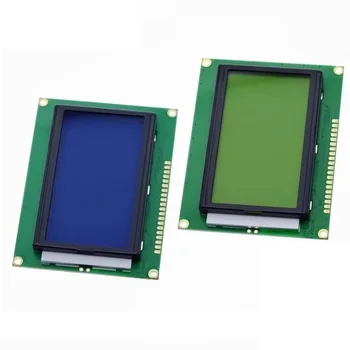 Blue screen LCD12864 display LCD screen with Chinese font library with backlight 12864-5V parallel serial port