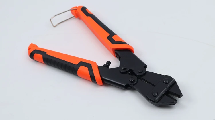 Rubber anti slip handle, carbon steel forging and cutting steel wire rope tool, wire cutting pliers, crimping pliers