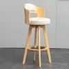 Marco Burlywood + cuero de microfibra blanco