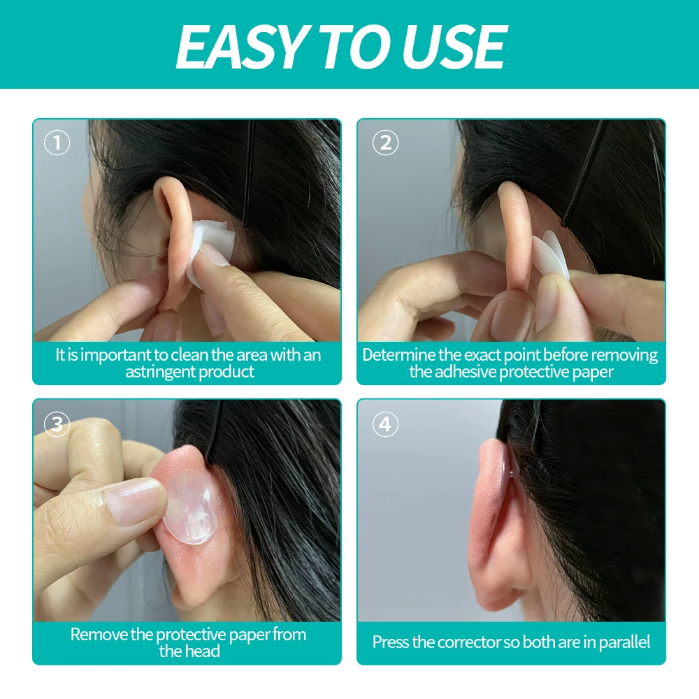 6Pcs/8PCS  a Set Ear Corrector Stickers  Make Ear Small Suitable for Children Adult Corrective Ear Care Products