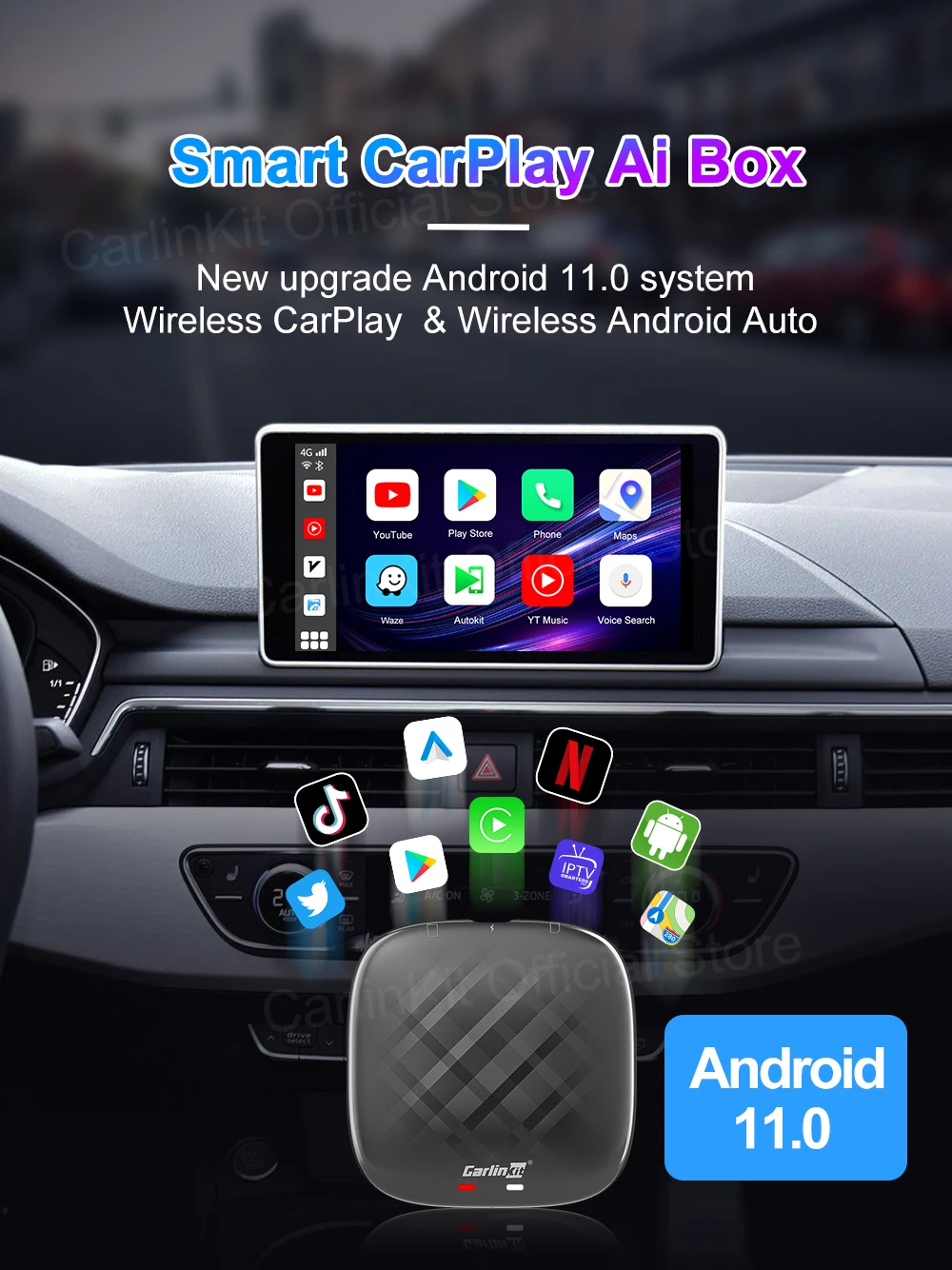 CARPLAY ai Box Android. Carlinkit CARPLAY ai.