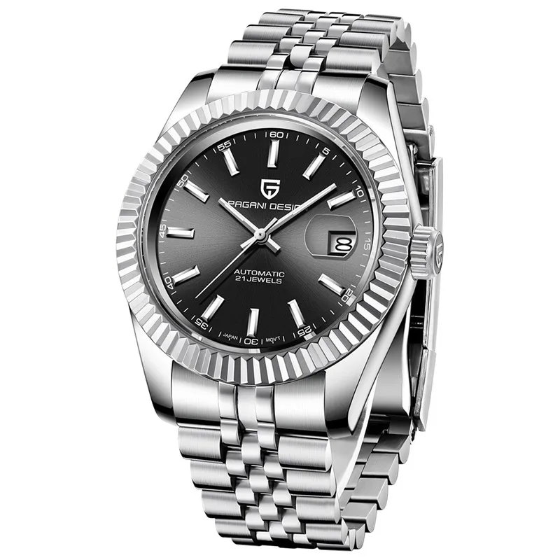 PAGANI DESIGN Men Mechanical Watch Top Brand Luxury Automatic Watch Sport Stainless Steel Waterproof Watch Men Relogio Masculino