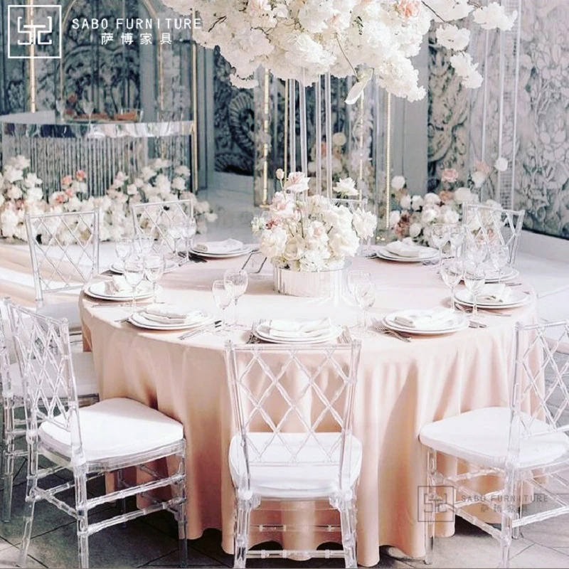 Wholesale Transparent Acrylic Party Event Dining Sale Acrylic