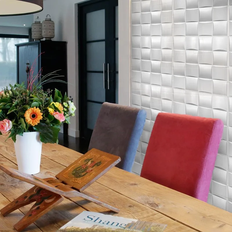 Premium Peel and Stick Backsplash 3d Pvc Wall Panels Waterproof Wallpaper Papel Tapiz Exterior