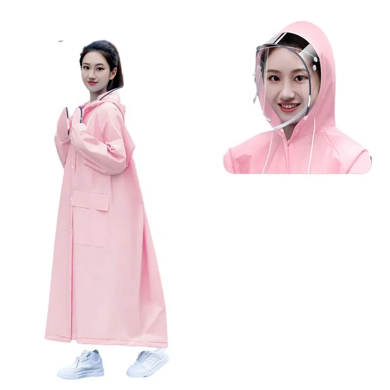 Long Raincoat Adult Waterproof Motorcycle Rain coat Quick Dry Outdoor  for camping