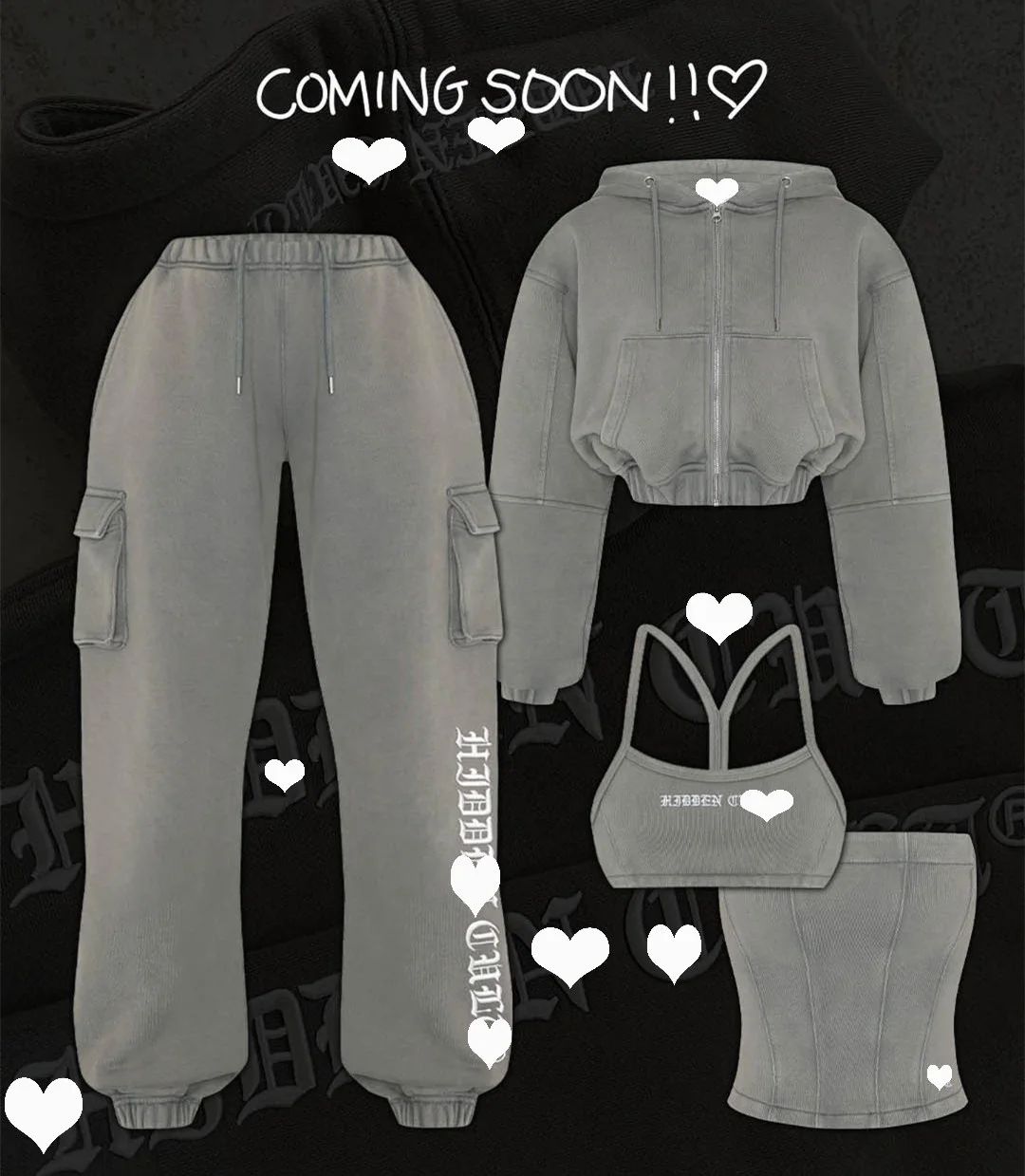 Оптовая продажа новый уличный карго-корсет KY с карманами соблазнительная укороченная толстовка на молнии капюшоном комплект для бега из 3 предметов корсет бретелях тренировочные штаны