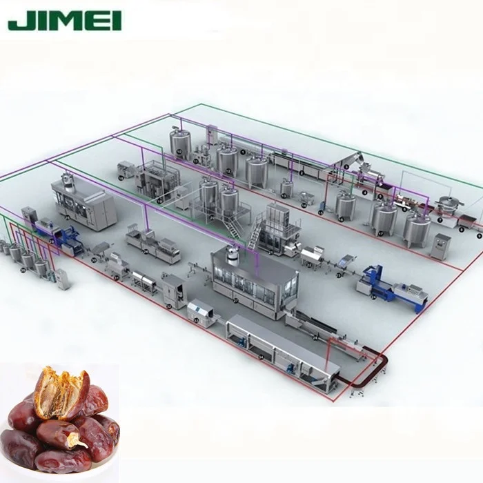 Fruit Dates Syrup Processing Machine Production Machine Line Dates Syrup Making Machine