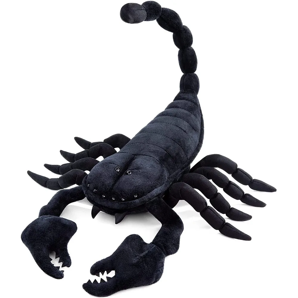  ぬいぐるみ　Simon Scorpion サソリ　蠍 7326シミュレーションブラックエンペラースコーピオンぬいぐるみ