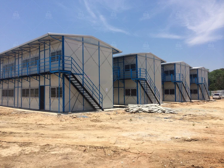 TOPPRE K-Type Prefab Home Labor Camp K Type Dormitory Temporary Staff Sandwich Panel Accommodation Steel Office Building K House