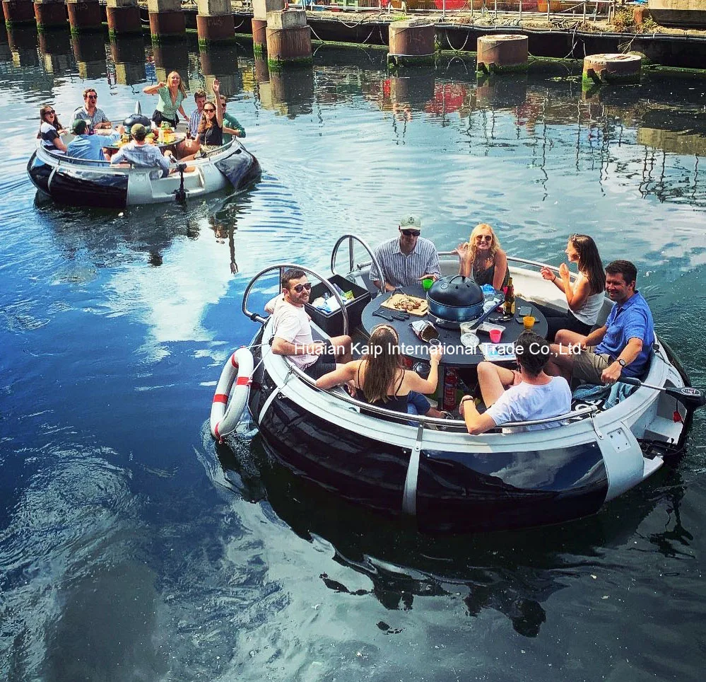 BBQ Donut Boat for 6-8 Persons Rotomolded Polyethylene, OEM