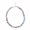 Colorful shell necklace 40cm 7cm