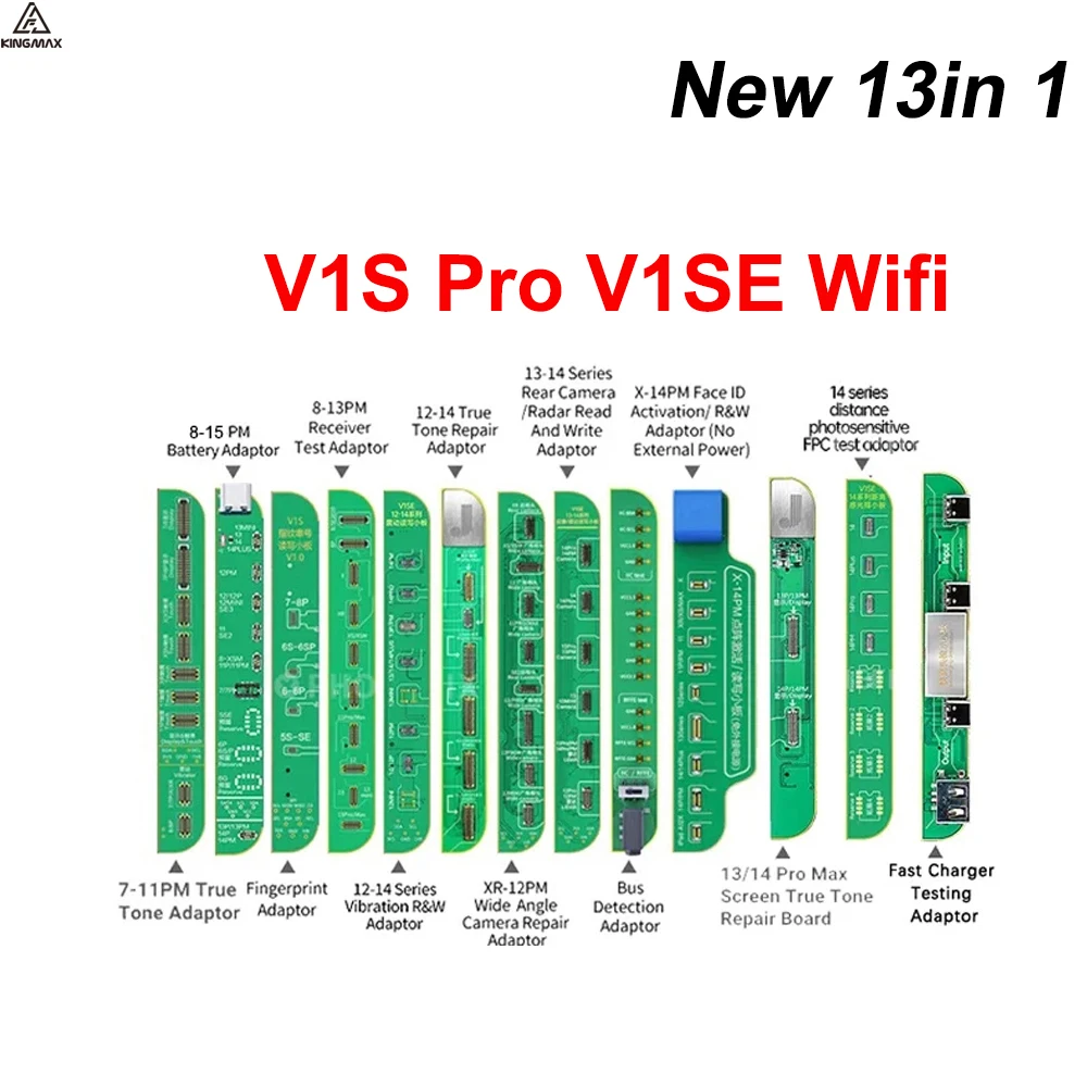 JCID V1S Pro Programlayıcı - iPhone için 13in 1 Ekran ve Pil Onarım