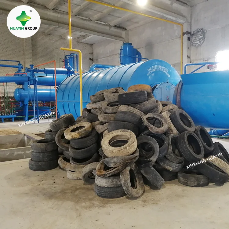 Huayin Waste Plastic Pyrolysis Reactor 60t Tyre Pyrolysis Machine to Fuel Oil