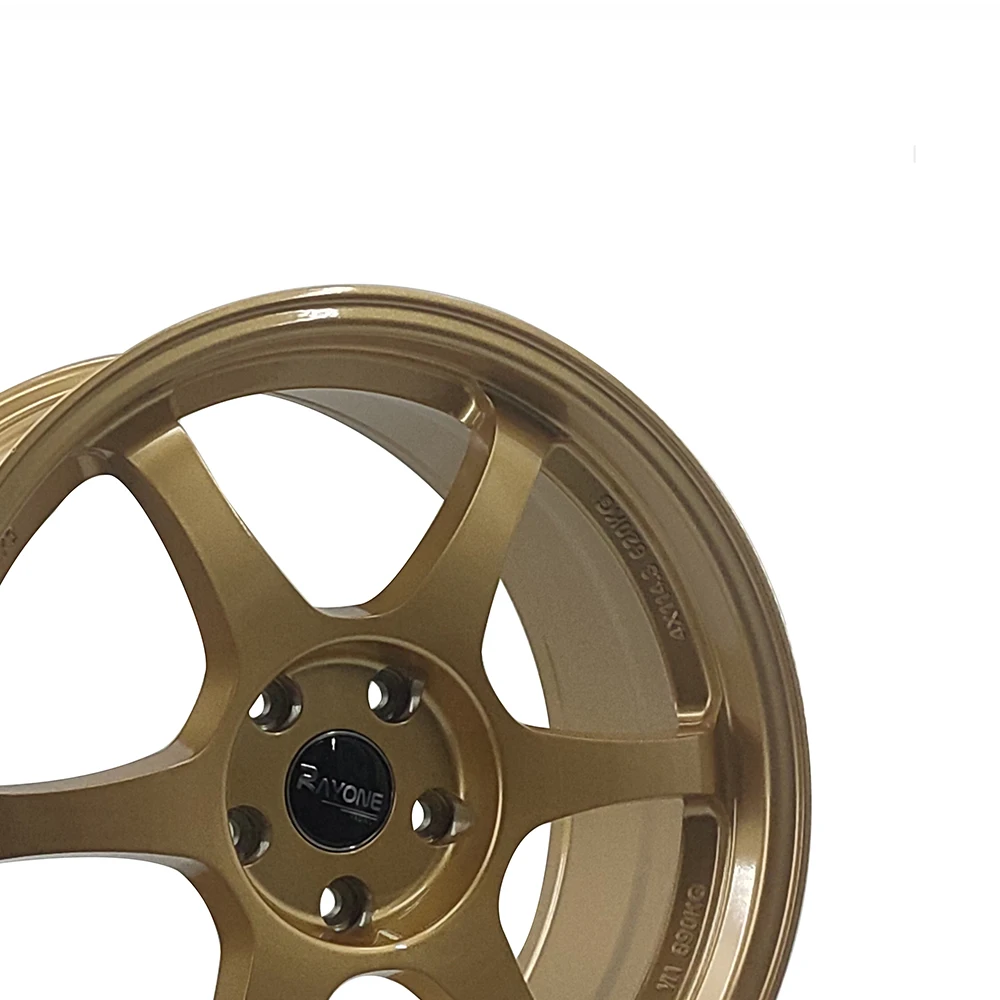 Wholesale Factory SSR 18 Inch 5 Holes Golden Colors 6 Spokes