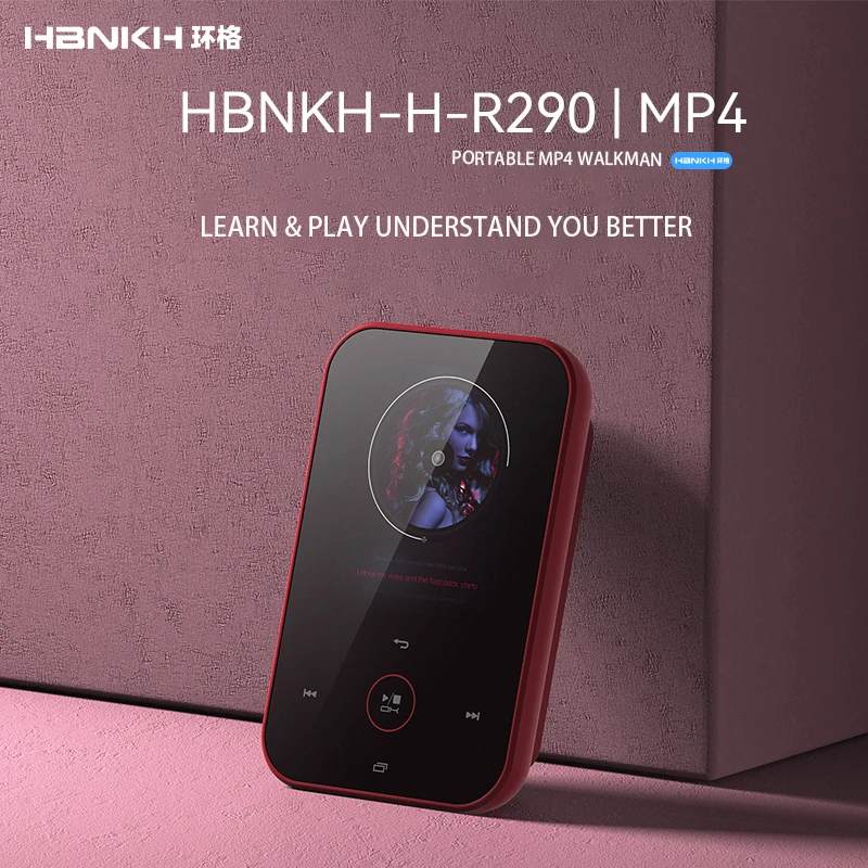 Free Sample Hbnkh Mp3 Player Mp3 Wav Player with Fm Radio Function and Earphone Mp4 Player