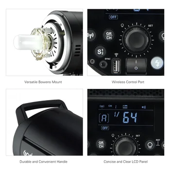Godox DP600II 600W GN80 Built-in Godox 2.4G Wireless X System Studio Professional Flash for Offers Creative Shooting detail image