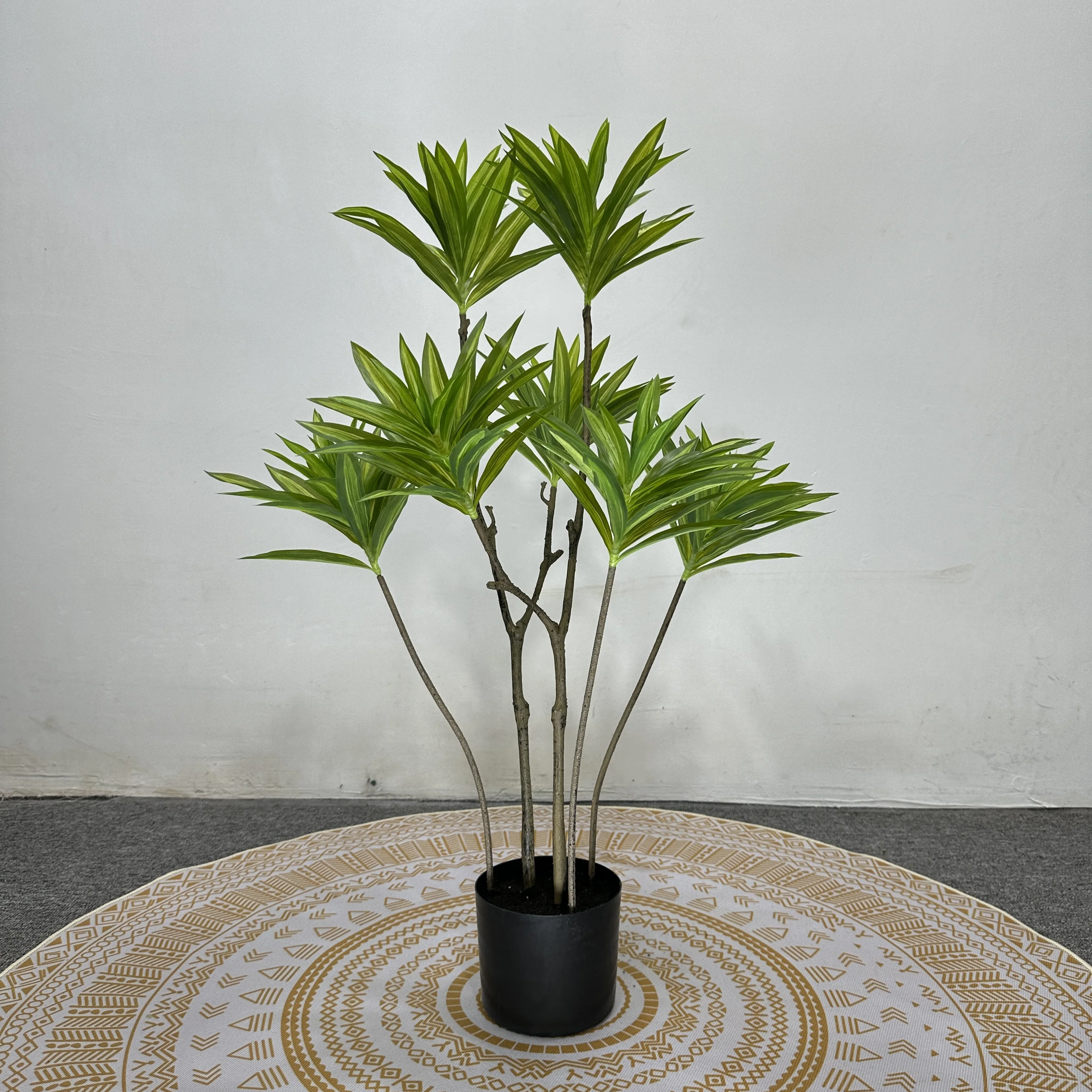 Simulation Pflanze Lily Bambus Innendekoration Bltter Wohnzimmer Kleber  Brasilien Holz Tropical Simulation Lily Bambus Grohandel