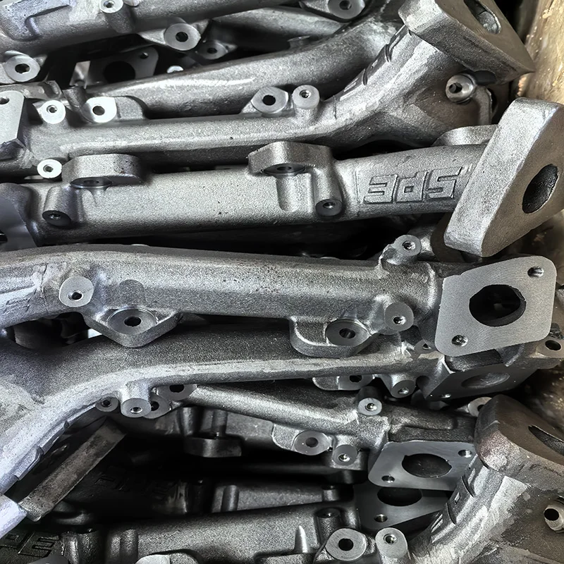 High Quality Cast Iron Stainless Steel Metal Parts Casting Machining Exhaust Manifold Pipes for Modified Cars manufacture