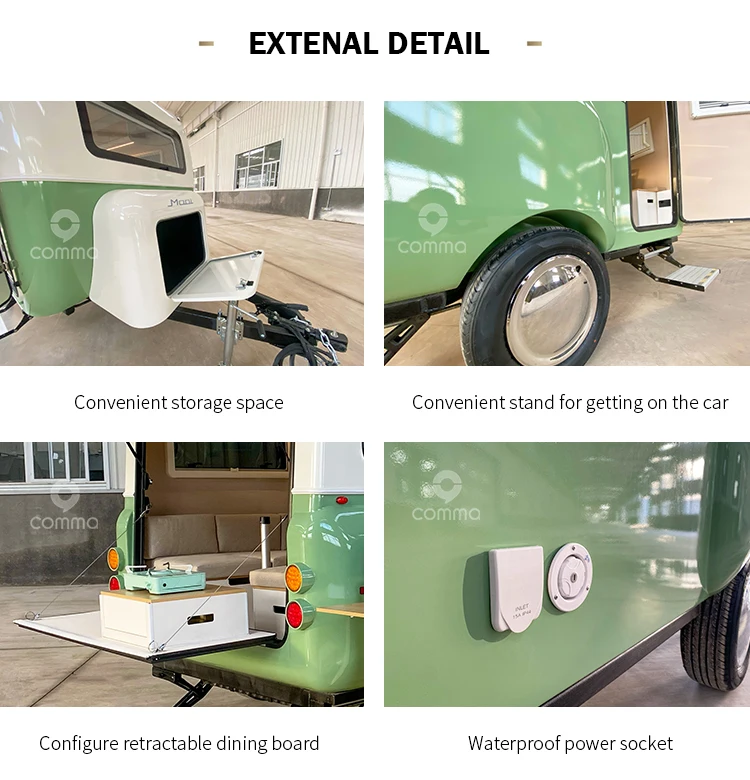 Easy Setup And Teardown Camper Van Caravan Travel Trailers Camper Small ...