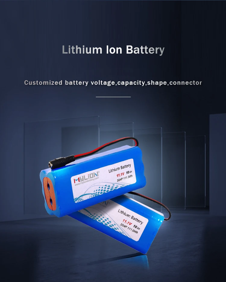 11.1v 12v 10ah lithium ion battery pack