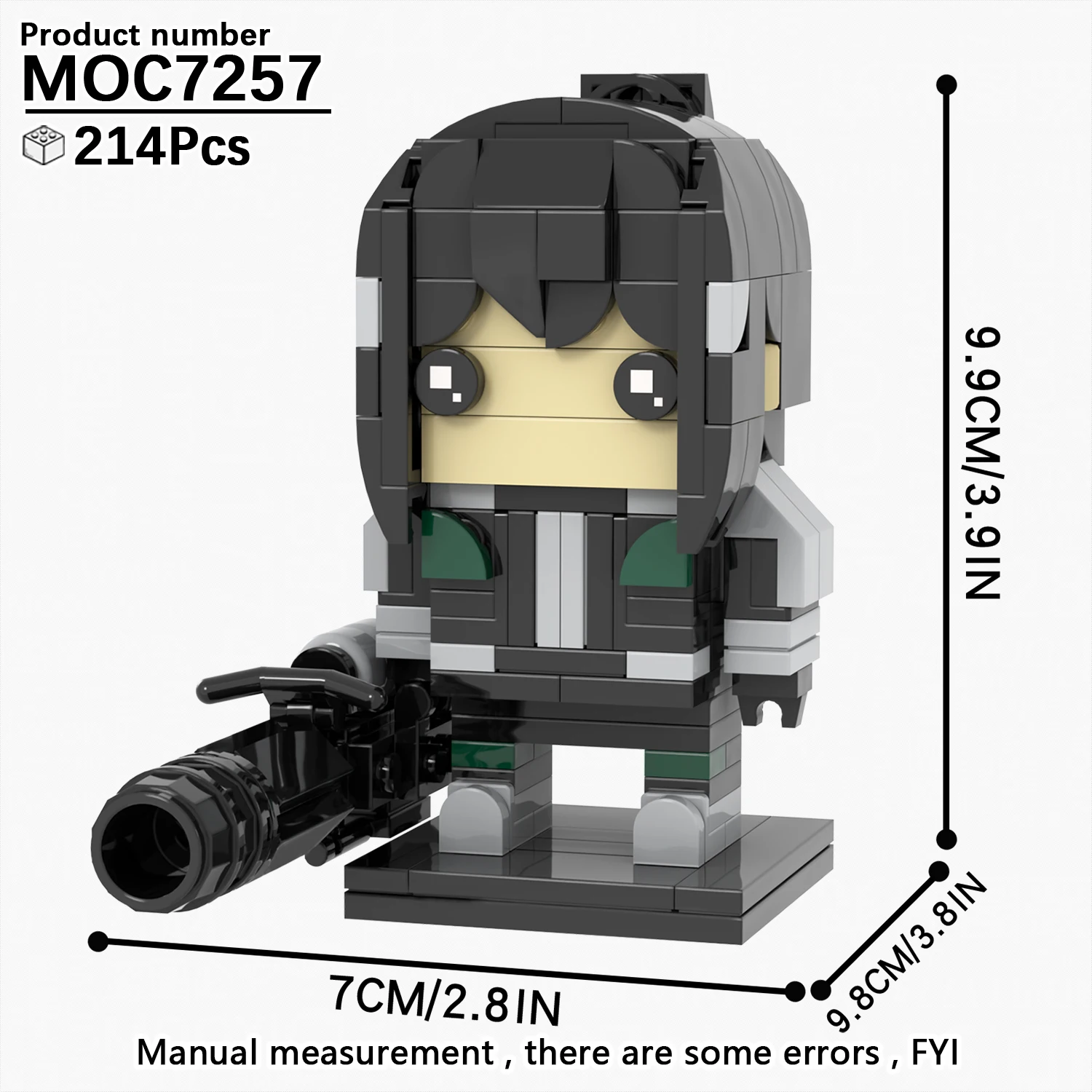 MOC7255-7261 Kaiju No.8 No.9 No.10 Reno Ichikawa Kikoru