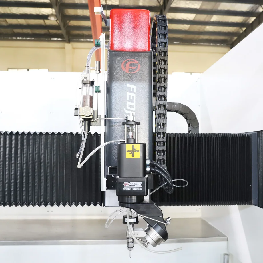 Fedjet Customized Compact Ultra High Pressure 5 Axis Water Jet Machine