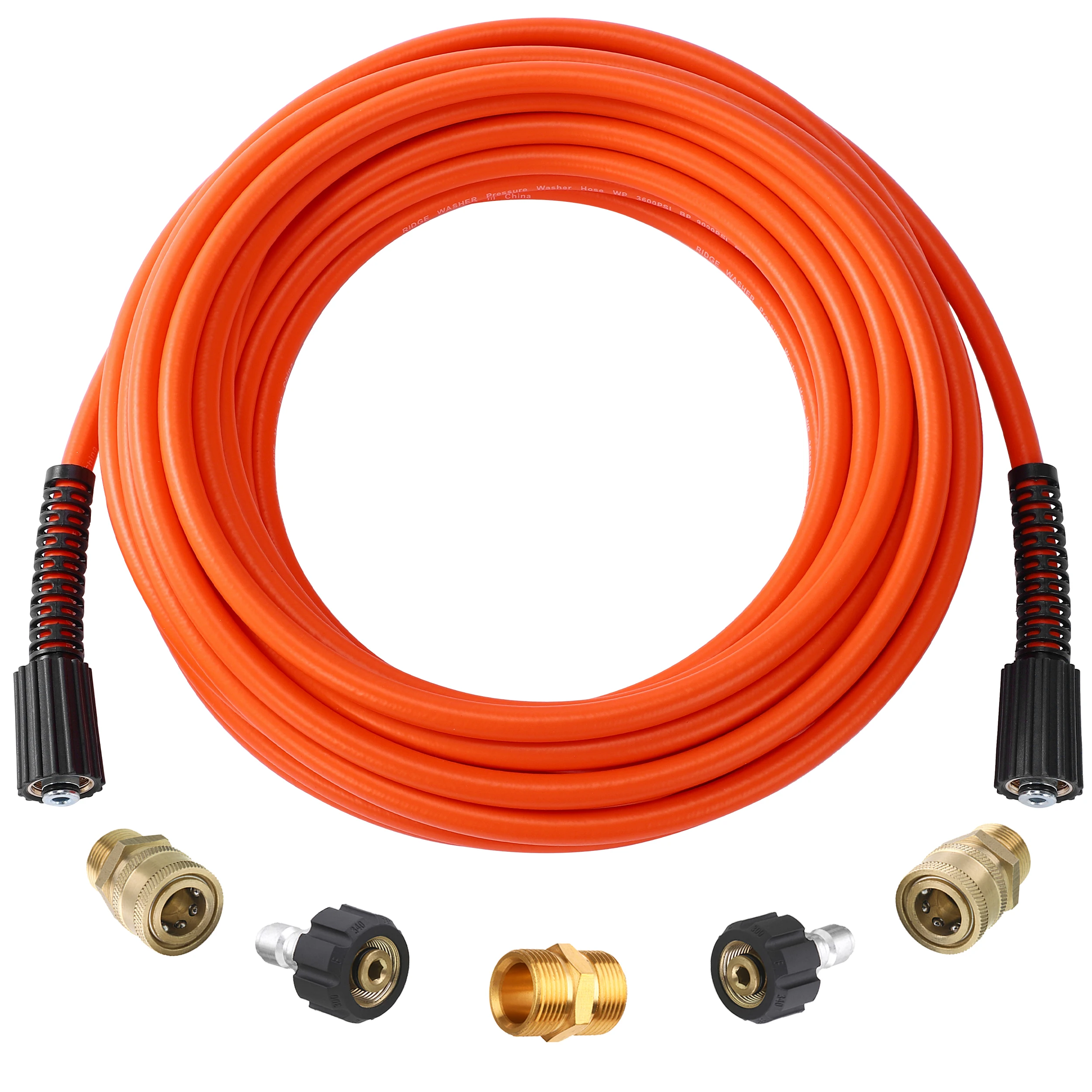 50 Ft 3600 Psi Kink Resistant Pressure Washer Hose Power Washing Hose