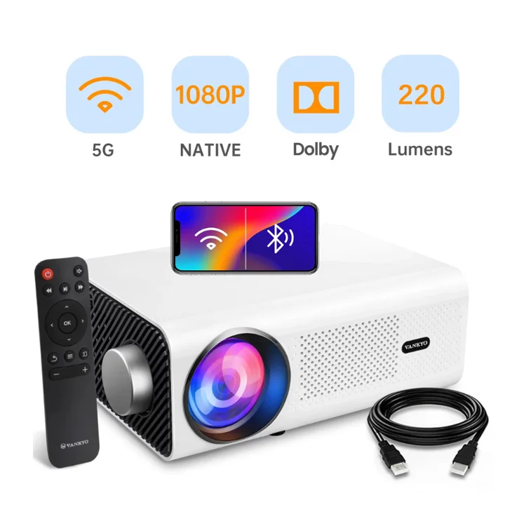 VANKYO Leisure 495W マルチメディア 220ルーメン ミニポータブル VANKYO Leisure 495W マルチメディア 220ルーメン ミニポータブル