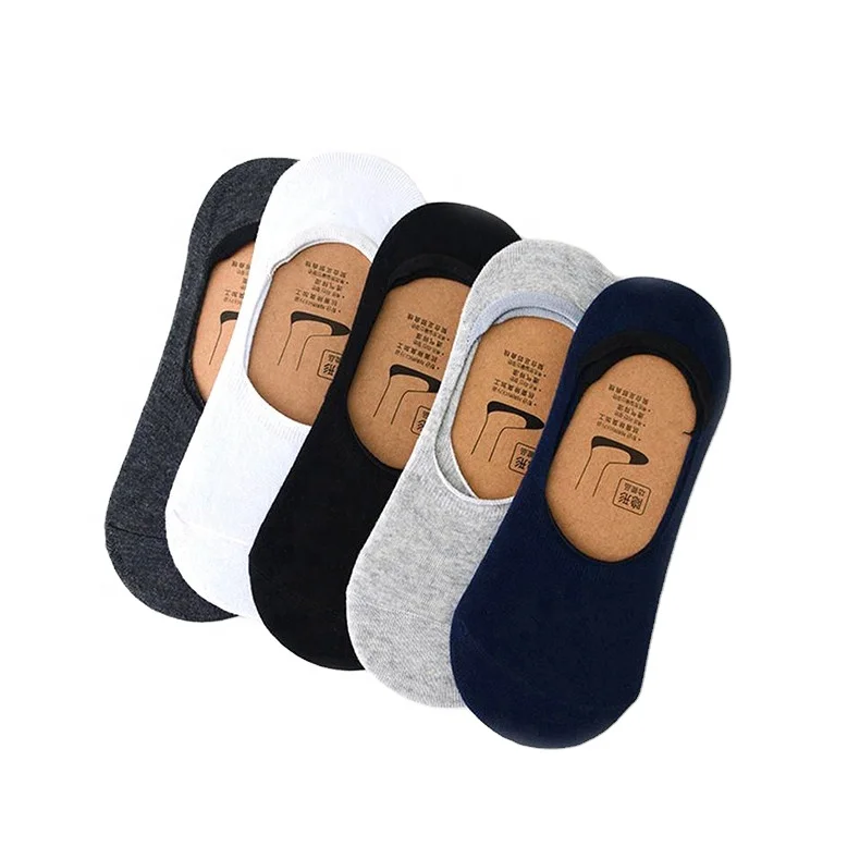 Хлопковые белые и черные невидимые носки-башмачки для женщин с низким вырезом на