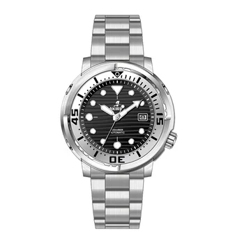 manufacturer dive watch 20ATM wholesale watch automatic mechanical complete calendar men business wristwatch for men