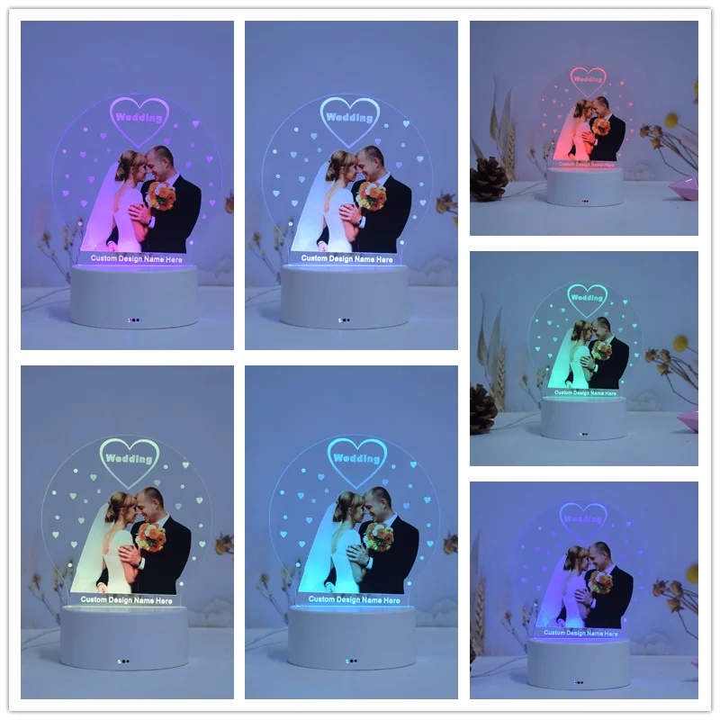 Customized Design Photo Wedding Supplies Decorations Favors Invitation