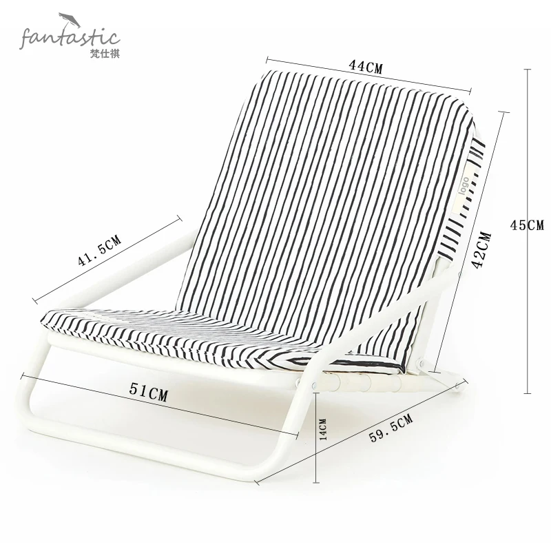 Customized Logo Canvas Easy Portable Lightweight Outdoor Metal Folding