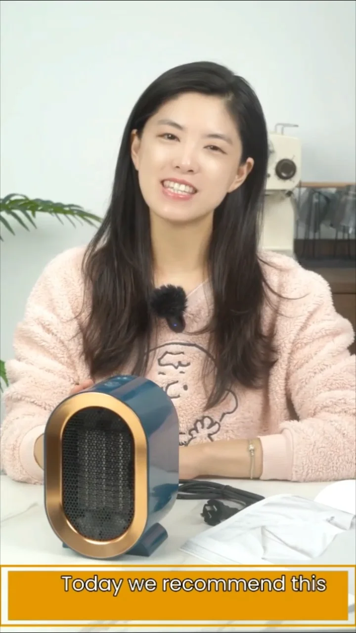 Meisite Portable Electric Ptc Heater Fan Noplug Indoor Personal